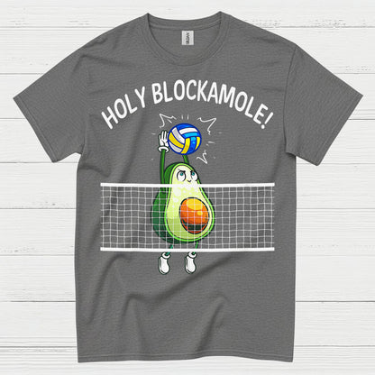 Holy Blockamole Volleyball Humor T Shirt