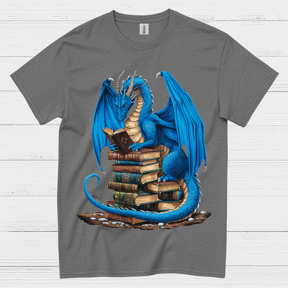 Book Dragon Reading Lover T Shirt