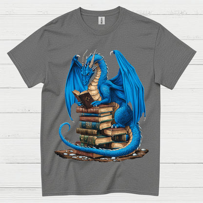 Book Dragon Reading Lover T Shirt