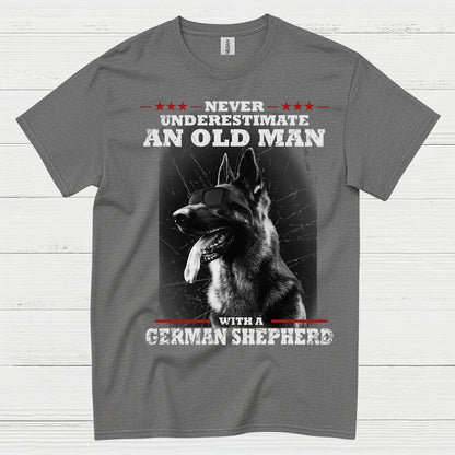 Old Man Shepherd Humor T Shirt