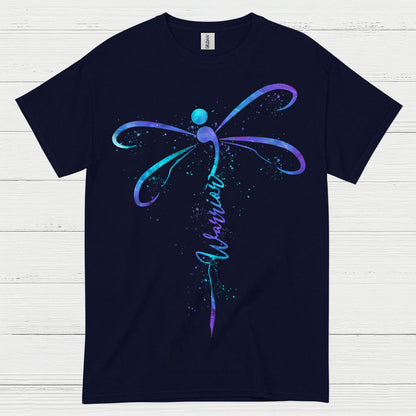 Semicolon Dragonfly Warrior T Shirt