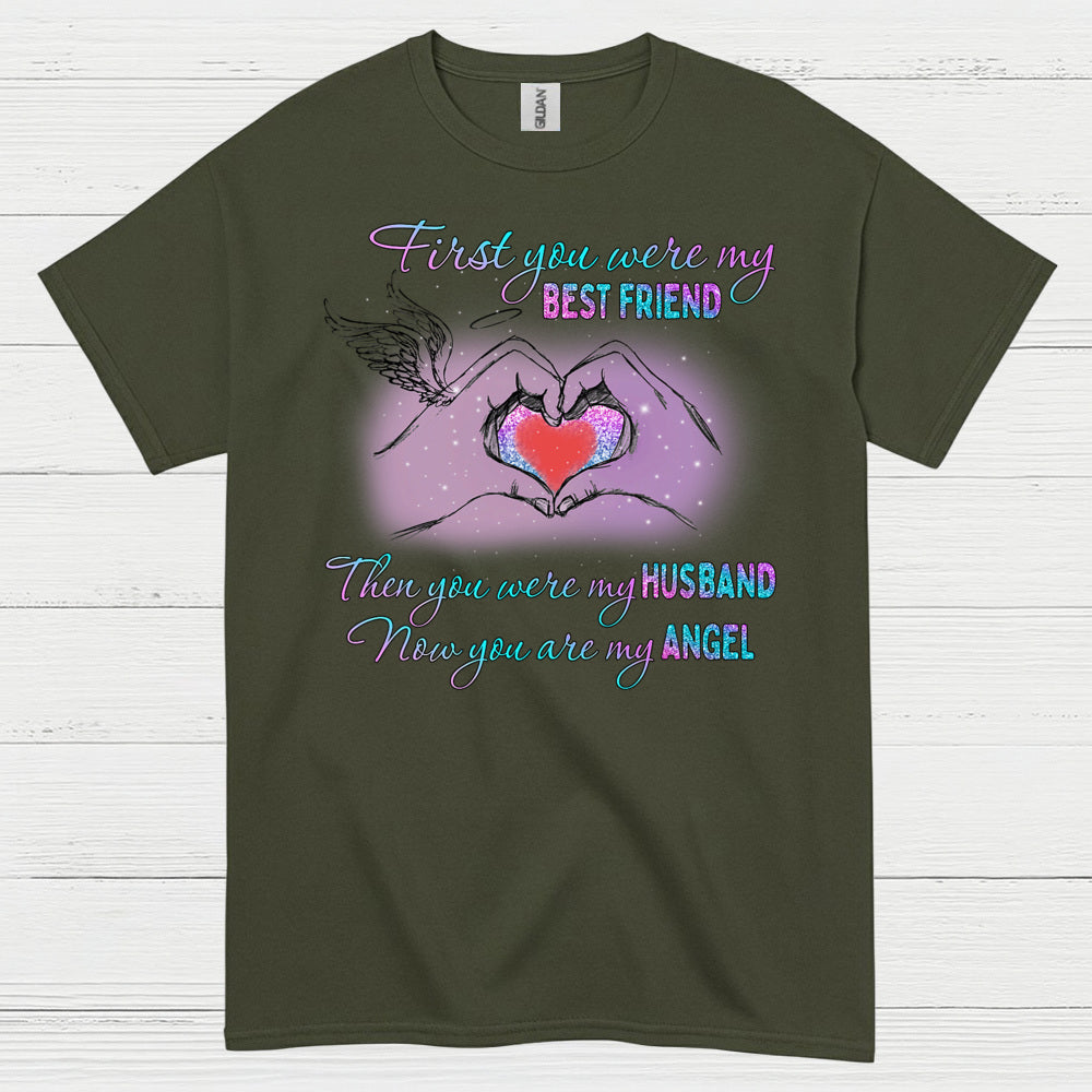My Husband My Angel Memorial T Shirt