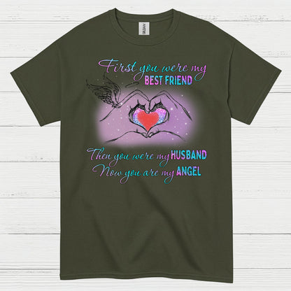 My Husband My Angel Memorial T Shirt