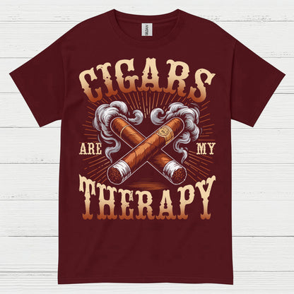 Cigars Are My Therapy Cigar Lover T Shirt