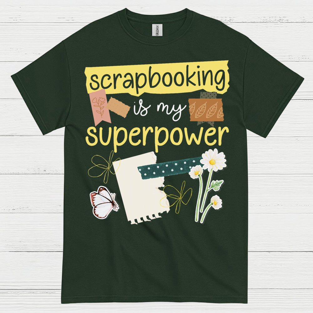 Scrapbooking Superpower Craft Lover T Shirt