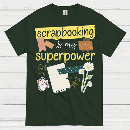 Scrapbooking Superpower Craft Lover T Shirt