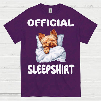 Official Sleep Shirt Funny Dog T Shirt