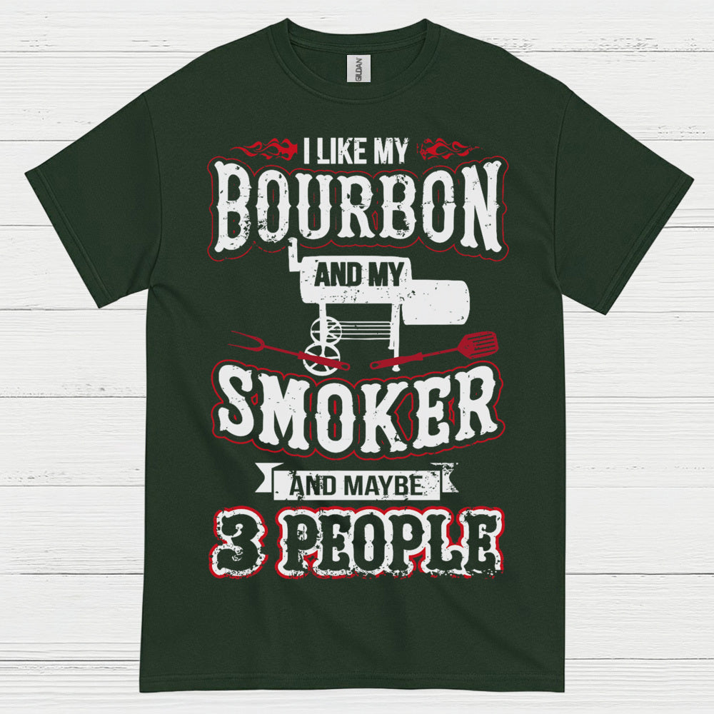 Bourbon Smoker Funny BBQ T Shirt