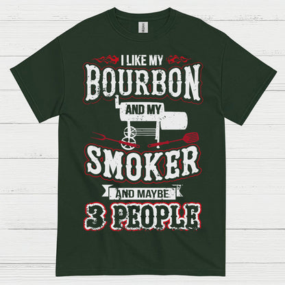 Bourbon Smoker Funny BBQ T Shirt