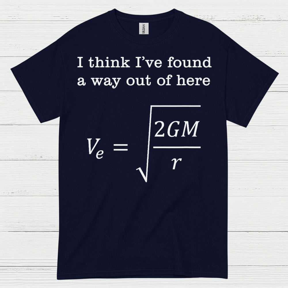 Escape Velocity Physics T Shirt