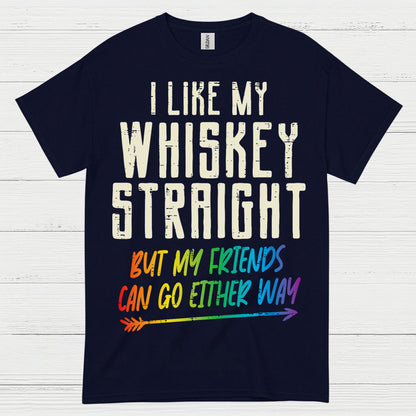I Like My Whiskey Straight T Shirt