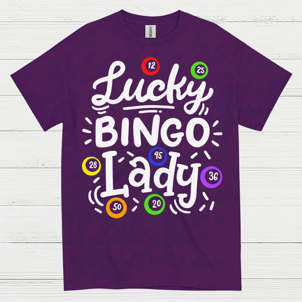 Lucky Bingo Lady T Shirt