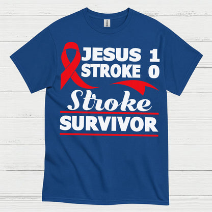 Jesus Stroke Survivor Faith Strength T Shirt