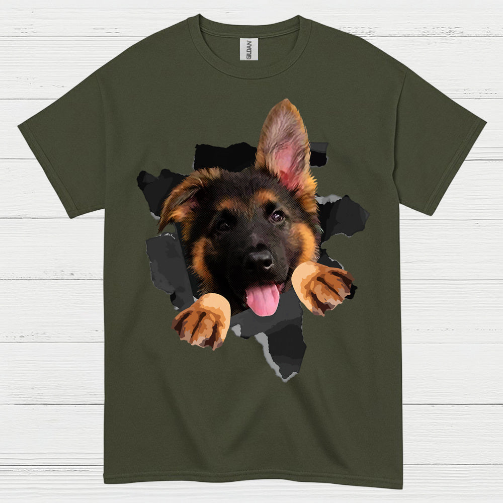 Playful German Shepherd Puppy T Shirt