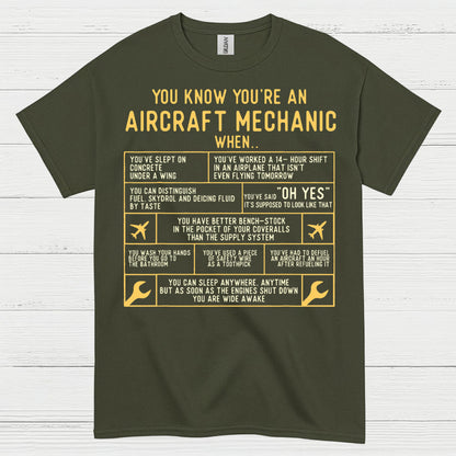 Aircraft Mechanic Humor Quote T Shirt