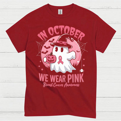 In October We Wear Pink Ghost T Shirt