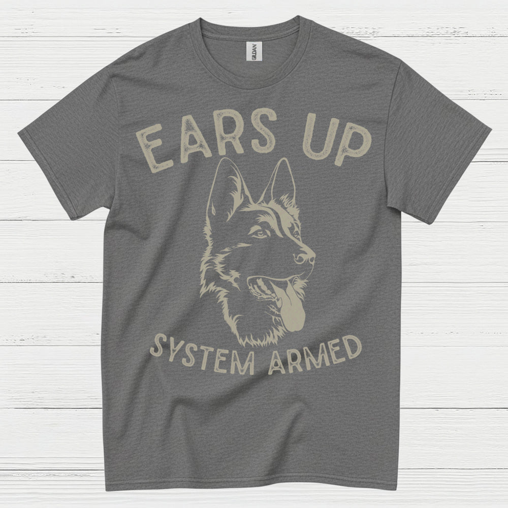 German Shepherd Alert Loyalty Guard Dog T Shirt