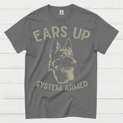 German Shepherd Alert Loyalty Guard Dog T Shirt