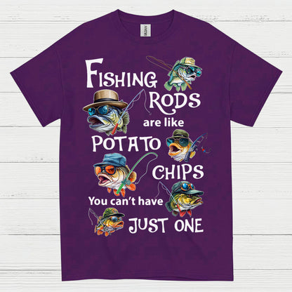 Fishing Rods Potato Chips T Shirt