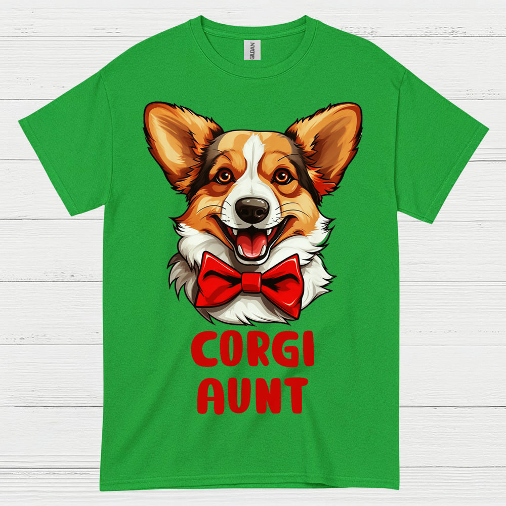 Corgi Aunt Cute Dog Lover T Shirt