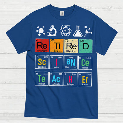 Science Teacher Retired T Shirt