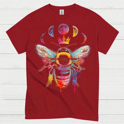 Cosmic Queen Bee Art T Shirt