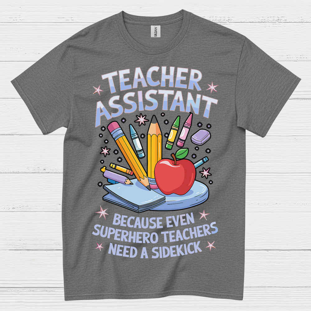 Superhero Teacher Assistant T Shirt