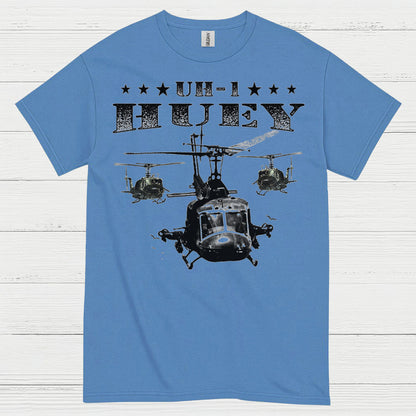 UH-1 Huey Helicopter Veteran T Shirt