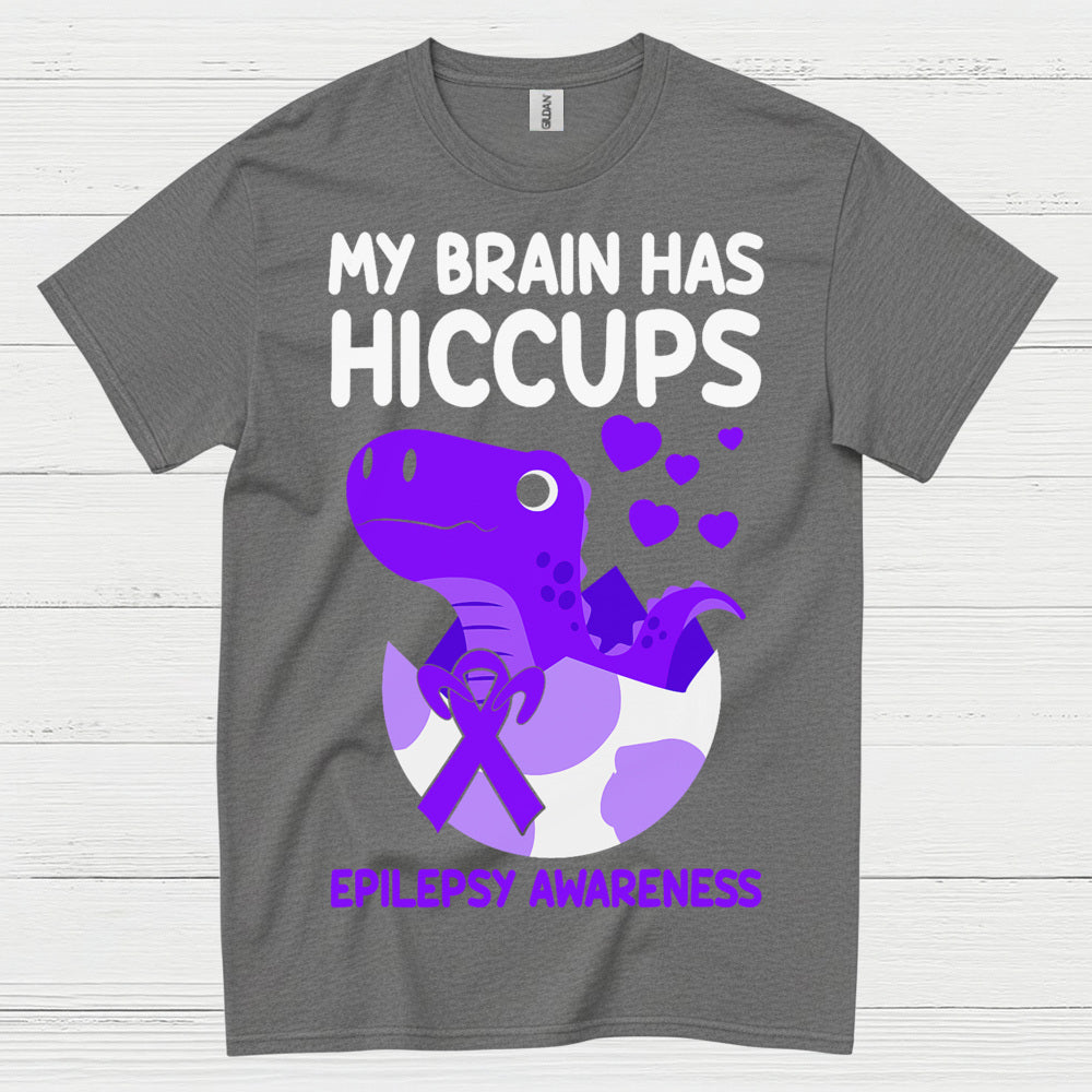 My Brain Has Hiccups Epilepsy T Shirt