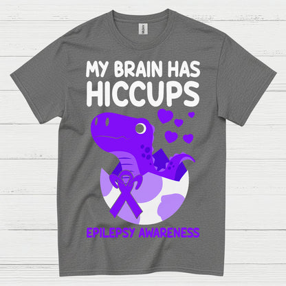 My Brain Has Hiccups Epilepsy T Shirt