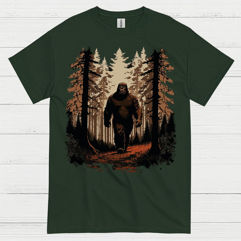 Forest Walk Bigfoot T Shirt