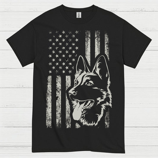 American Shepherd Flag T Shirt
