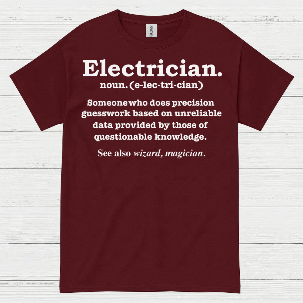 Electrician Definition Funny T Shirt