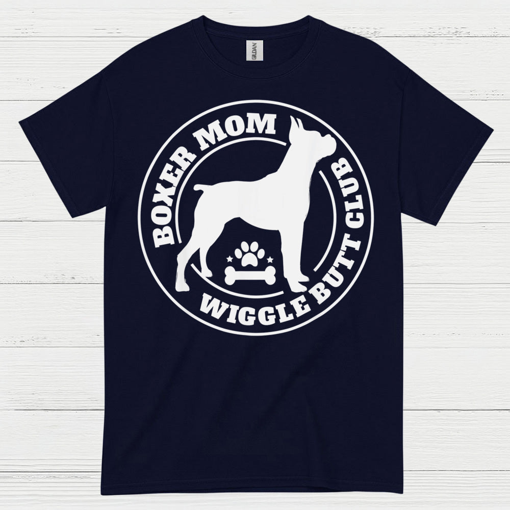 Boxer Mom Wiggle Butt Club T Shirt
