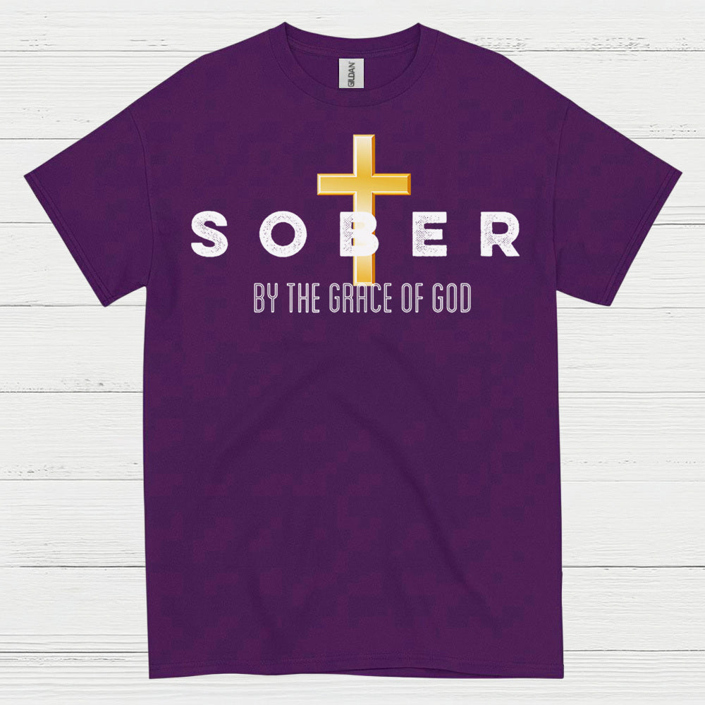 Sober By The Grace Of God T Shirt