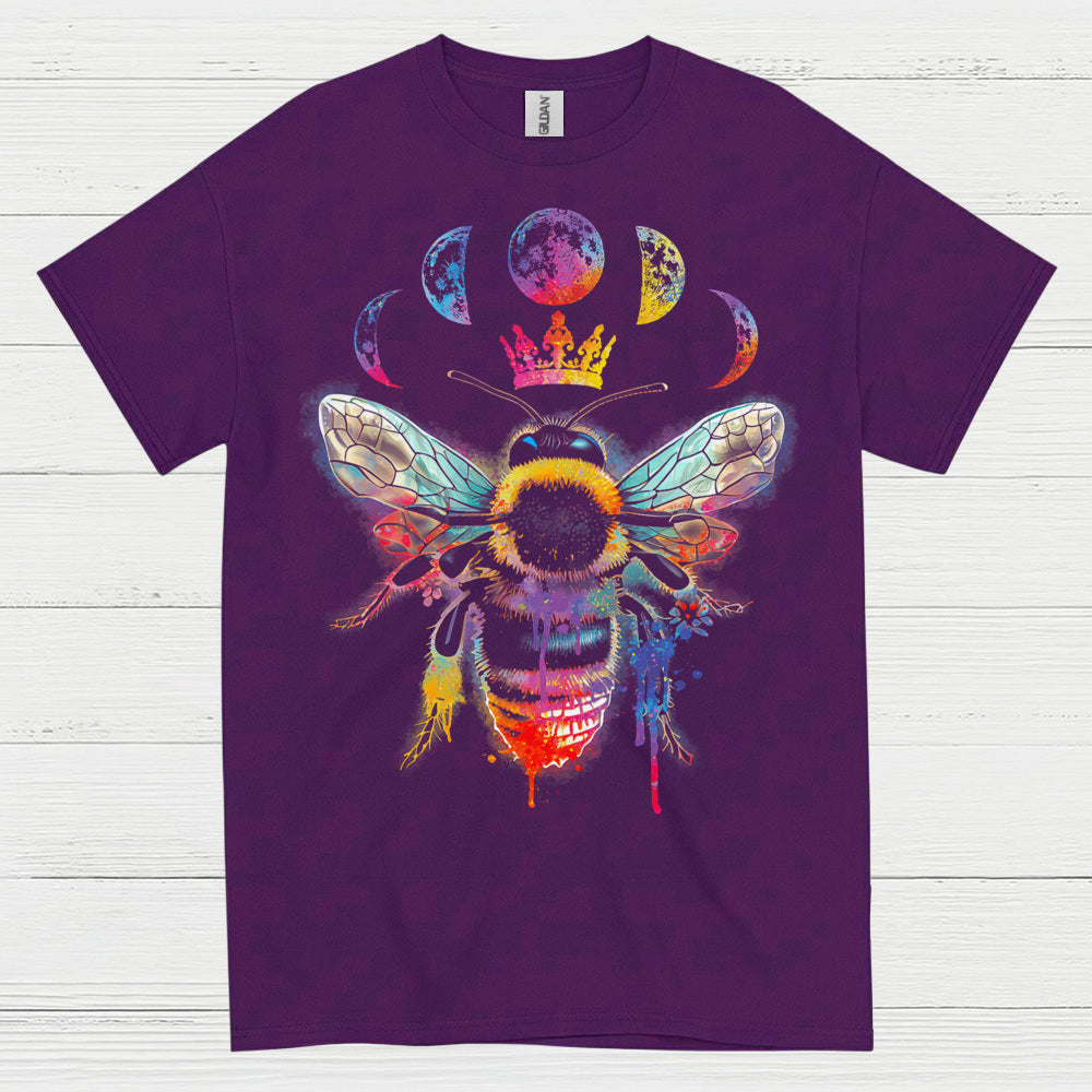 Cosmic Queen Bee Art T Shirt