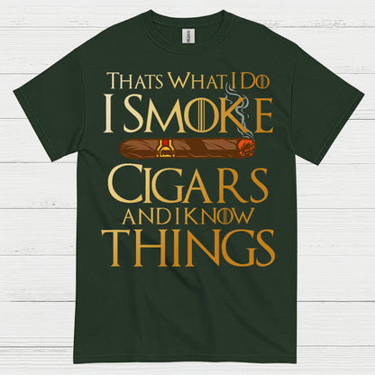 That’s What I Do I Smoke Cigars T Shirt