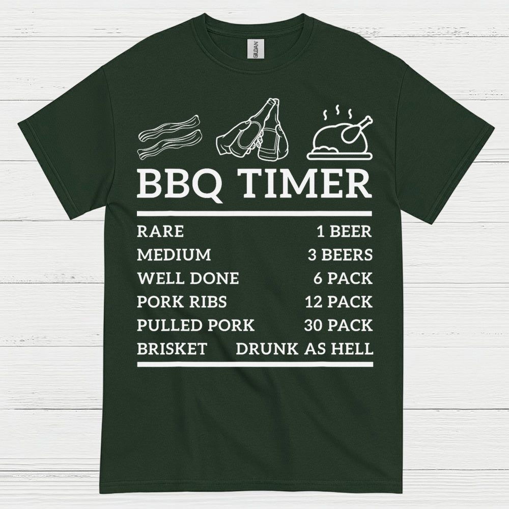BBQ Timer Funny Beer T Shirt