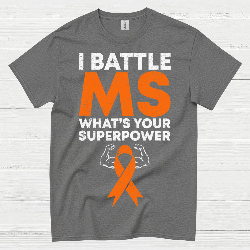 Battle Multiple Sclerosis Superpower T Shirt
