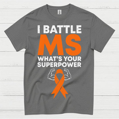 Battle Multiple Sclerosis Superpower T Shirt