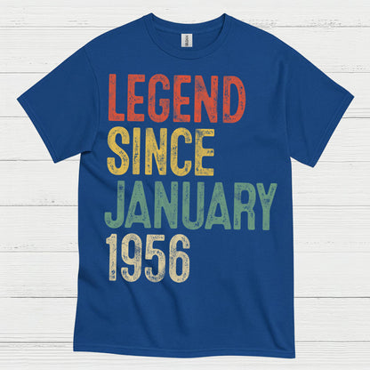 Legend Since January 1956 Birthday T Shirt