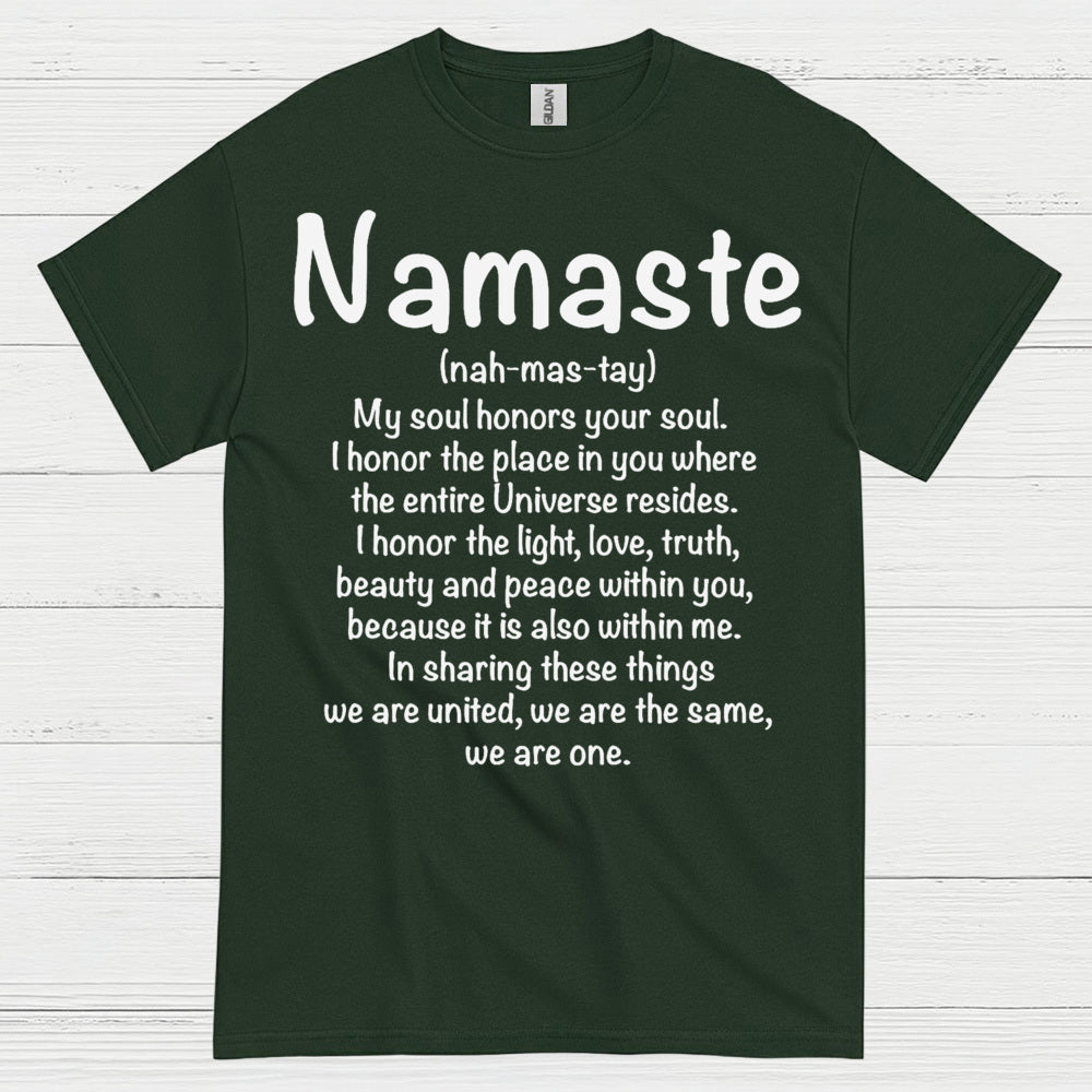 Namaste Spiritual Definition Quote T Shirt