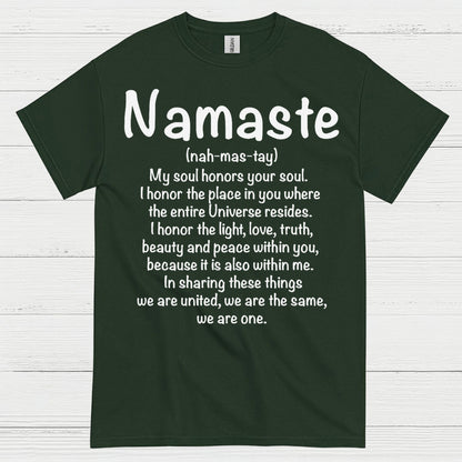Namaste Spiritual Definition Quote T Shirt