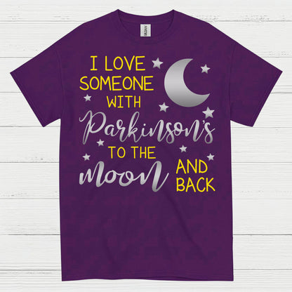 Love Someone With Parkinsons Moon T Shirt