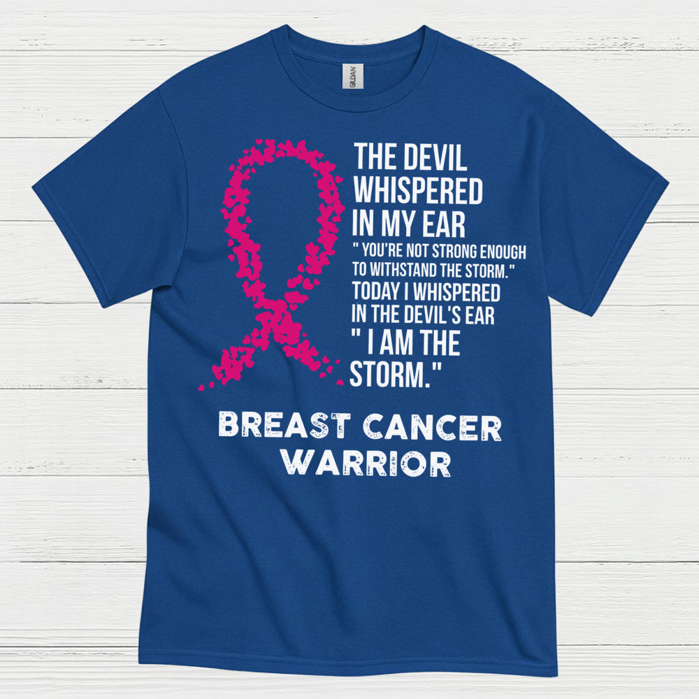 Breast Cancer Warrior Inspirational Quote T Shirt