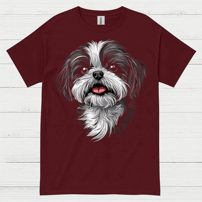 Cute Shih Tzu Portrait Graphic T Shirt