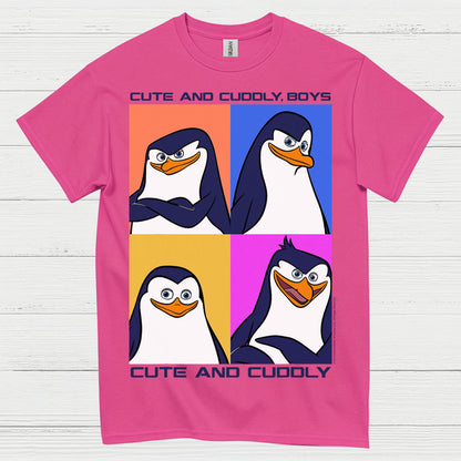 Cute And Cuddly Penguin Graphic T Shirt