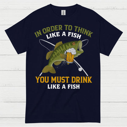 Drink Like A Fish Fishing T Shirt