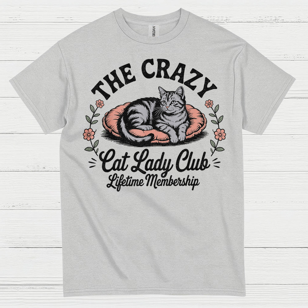 Crazy Cat Lady Club T Shirt