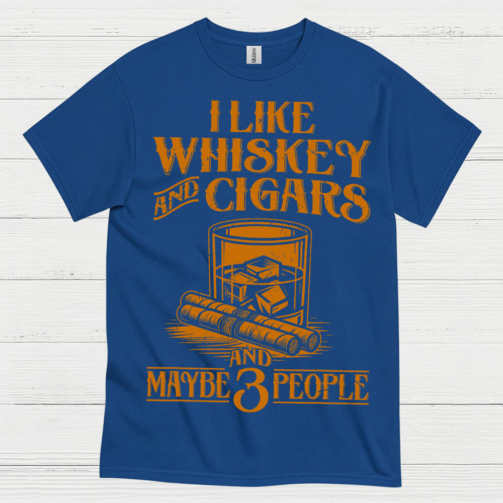 I Like Whiskey And Cigars T Shirt
